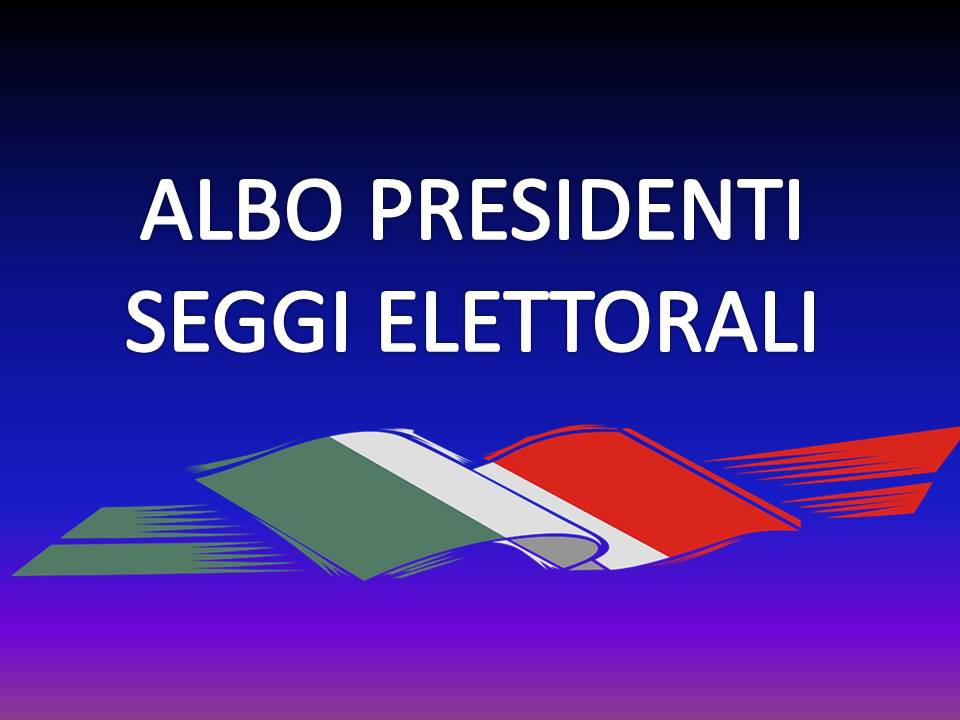 Aggiornamento albo delle persone idonee all’Ufficio di presidente di seggio elettorale